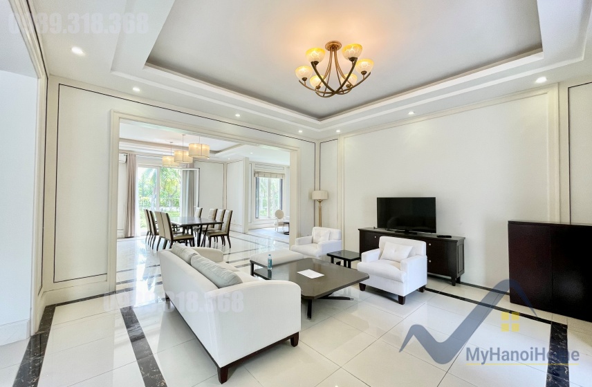 Cho thuê biệt thự đơn lập Vinhomes Riverside sân vườn rộng 3PN 1