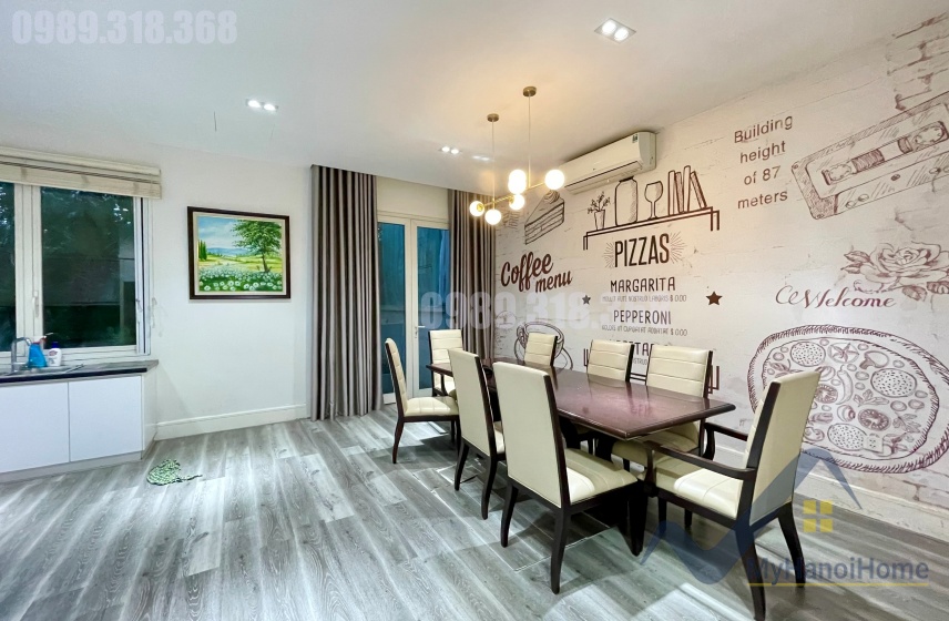 Cho thuê biệt thự Hoa Sữa Vinhomes Riverside căn song lập 4