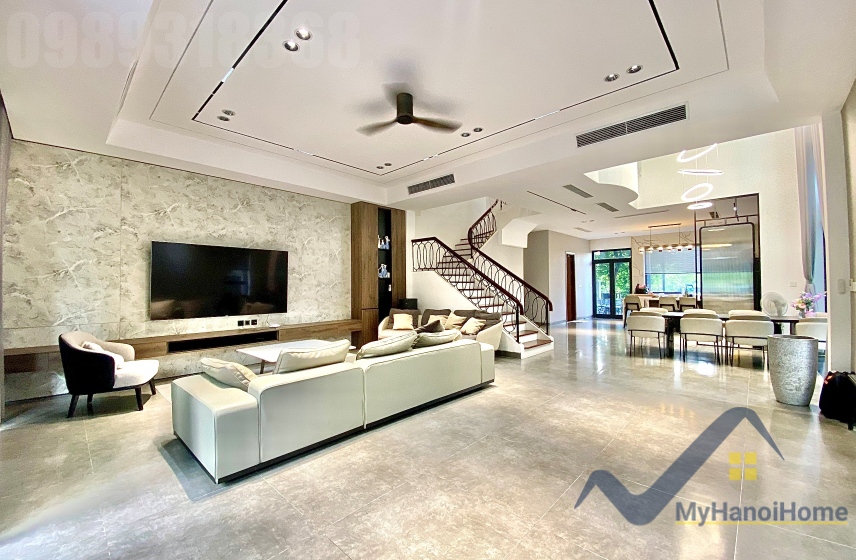 Cho thuê biệt thự Hoa Sữa Vinhomes Riverside đã hoàn thiện nội thất 1