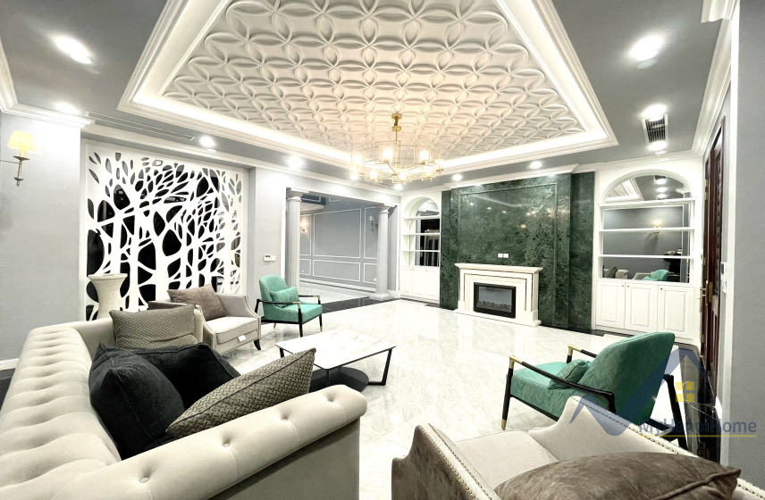 Cho thuê biệt thự song lập Harmony Long Biên trang bị full đồ 2