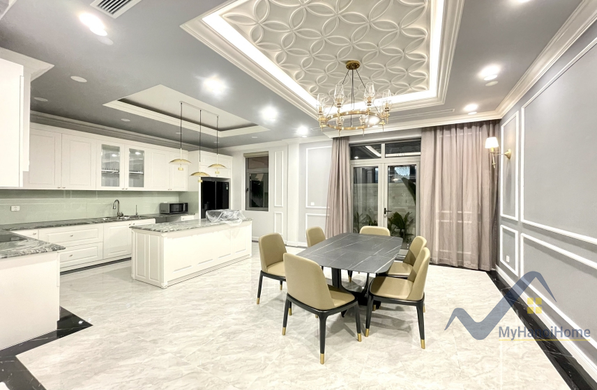 Cho thuê biệt thự song lập Harmony Long Biên trang bị full đồ 4