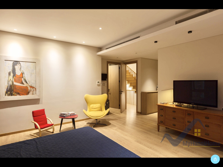 Cho thuê biệt thự song lập Vinhomes Riverside, 5 phòng ngủ full nội thất 10