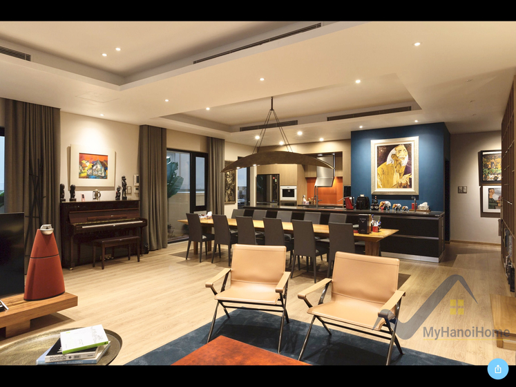 Cho thuê biệt thự song lập Vinhomes Riverside, 5 phòng ngủ full nội thất 3