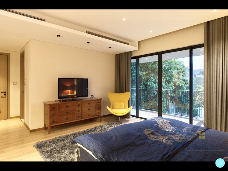Cho thuê biệt thự song lập Vinhomes Riverside, 5 phòng ngủ full nội thất 9
