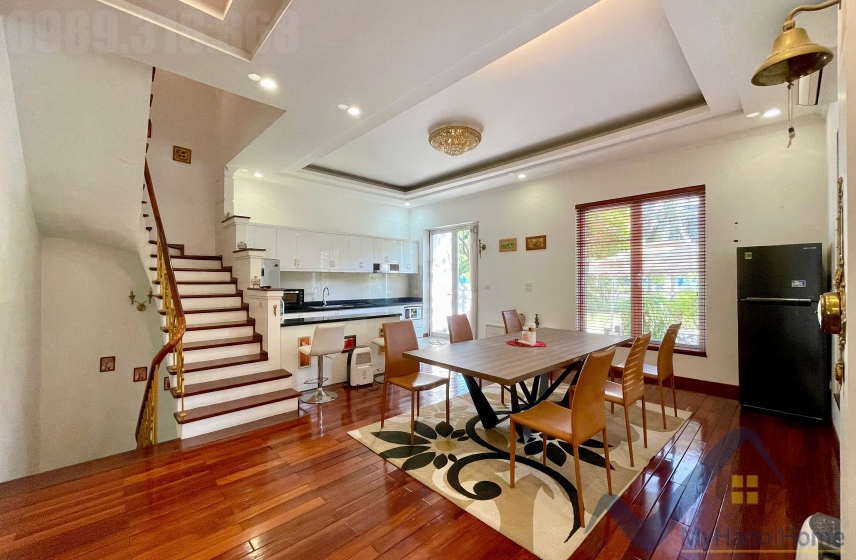 Cho thuê biệt thự Vinhomes Riverside trang bị full nội thất 4pn 3