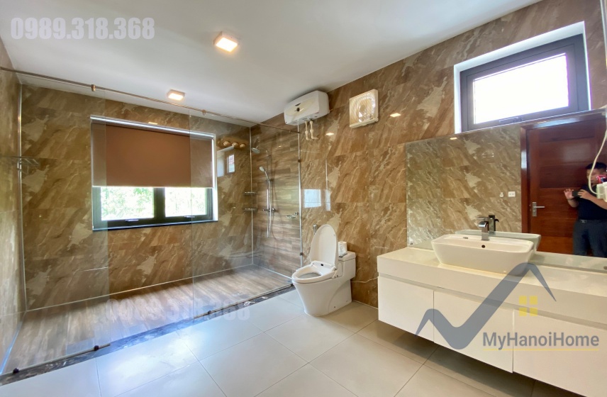 Cho thuê đơn lập Vinhomes Riverside phong cách hiện đại, full đồ 24