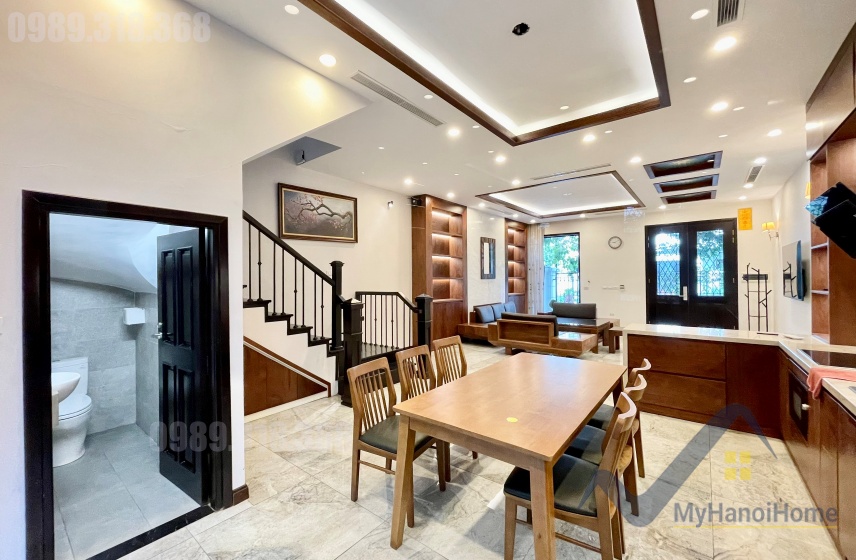 Cho thuê liền kề Vinhomes The Harmony full nội thất gỗ óc chó 5