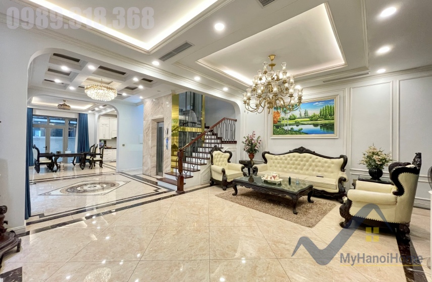Cho thuê nhà song lập Harmony Nguyệt Quế, full đồ, có thang máy 1