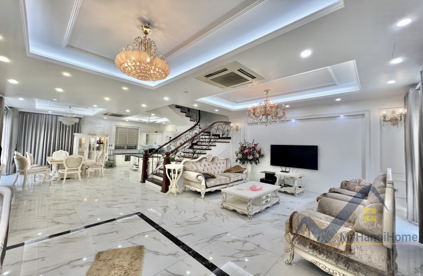 Cho thuê nhà Vinhomes Riverside Long Biên, 4PN đủ nội thất 1