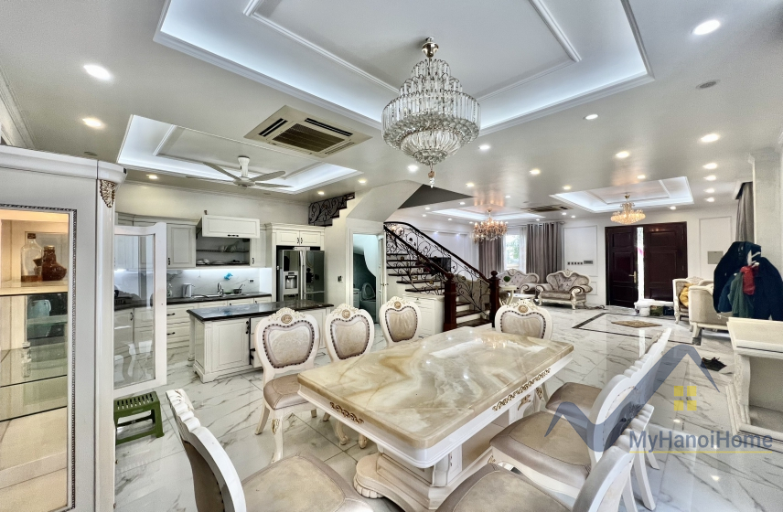 Cho thuê nhà Vinhomes Riverside Long Biên, 4PN đủ nội thất 4