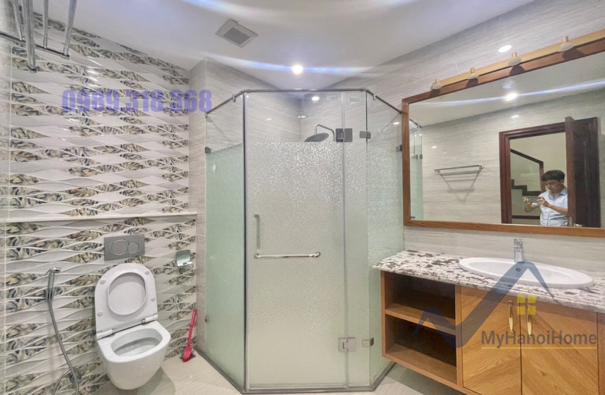 Cho thuê nhà Vinhomes The Harmony, song lập full nội thất 5PN 12