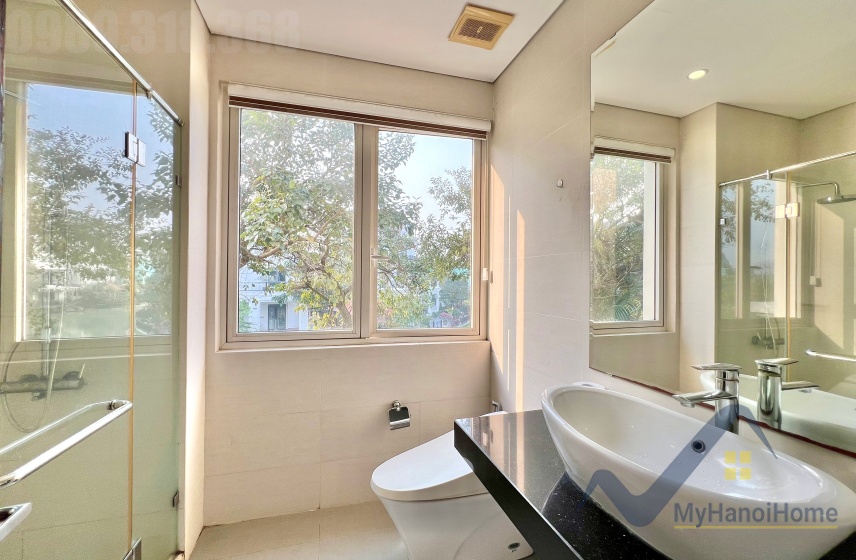 Cho thuê song lập Vinhomes Riverside biệt thự full đồ 12