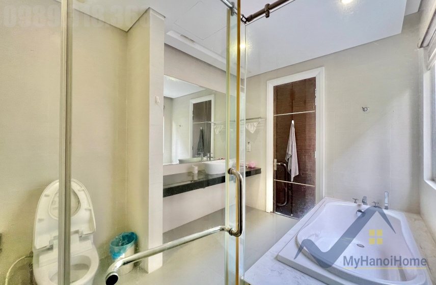 Cho thuê song lập Vinhomes Riverside biệt thự full đồ 17