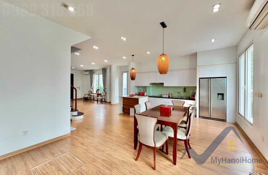 Cho thuê song lập Vinhomes Riverside biệt thự full đồ 5