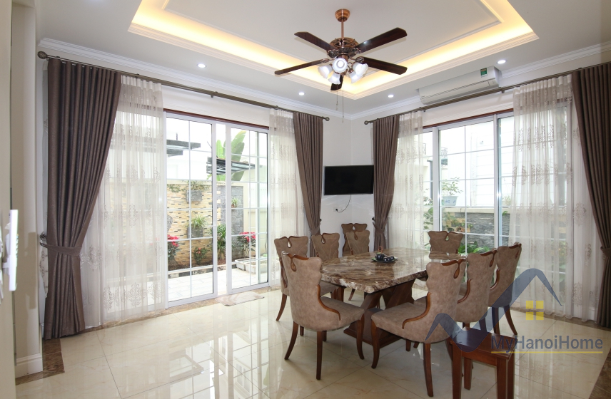 Cho thuê song lập Vinhomes Riverside đầy đủ nội thất 4PN 3