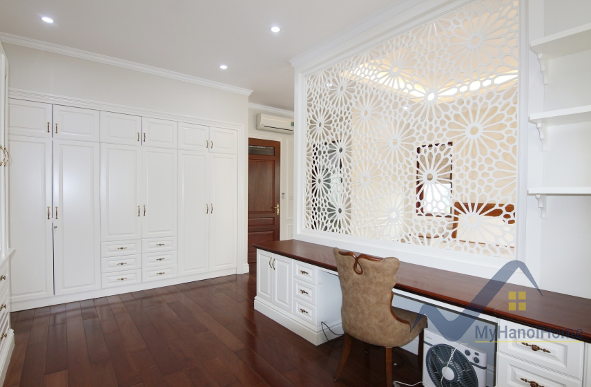 Cho thuê song lập Vinhomes Riverside đầy đủ nội thất 4PN 8