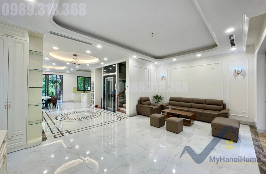 Cho thuê Vinhomes Riverside biệt thự song lập hoàn thiện mới 1