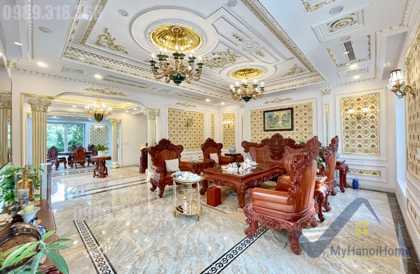 Cho thuê Vinhomes Riverside biệt thự song lập khu Hoa Sữa 1