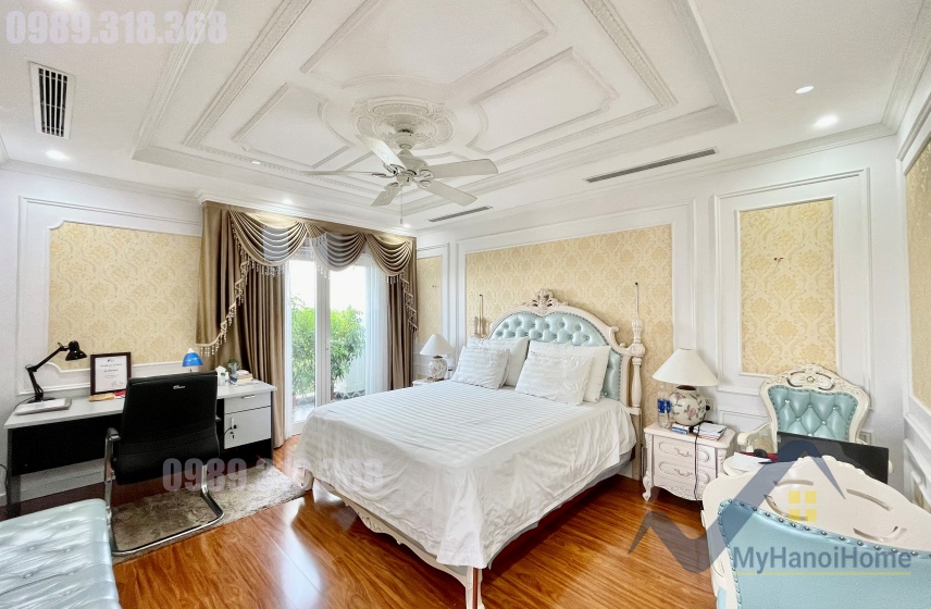 Cho thuê Vinhomes Riverside biệt thự song lập khu Hoa Sữa 19