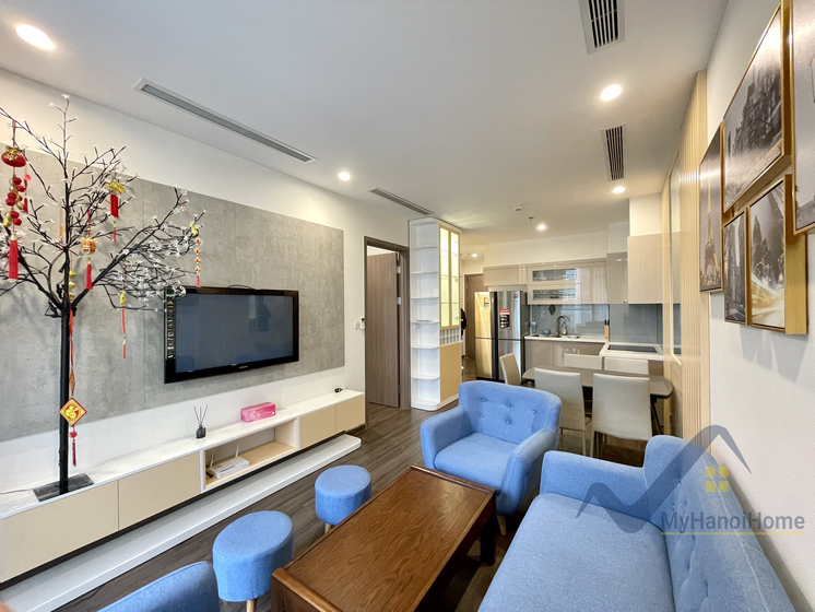 Cho thuê Vinhomes Symphony 2PN 2WC đầy đủ nội thất 3