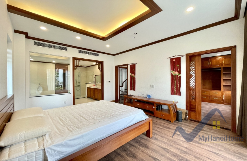 Đơn lập Vinhomes Riverside cho thuê full nội thất vườn rộng 8