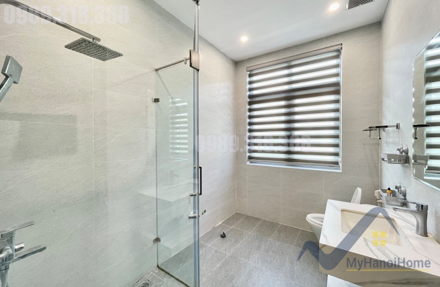 Nhà cho thuê Vinhomes Harmony tại khu Nguyệt Quế 3 phòng ngủ full đồ 8