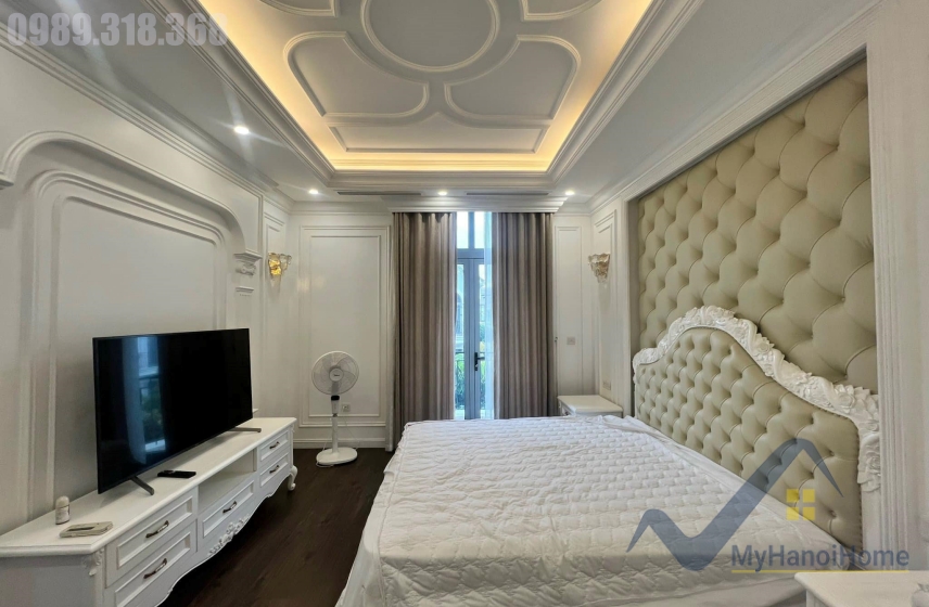 Nhà liền kề Vinhomes Harmony cho thuê, có thang máy, gần Hồ 9