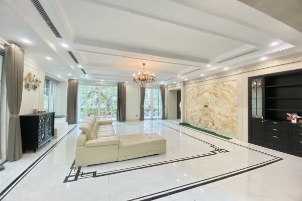 Biệt thự đơn lập Vinhomes Riverside cho thuê, đủ nội thất, gần BIS