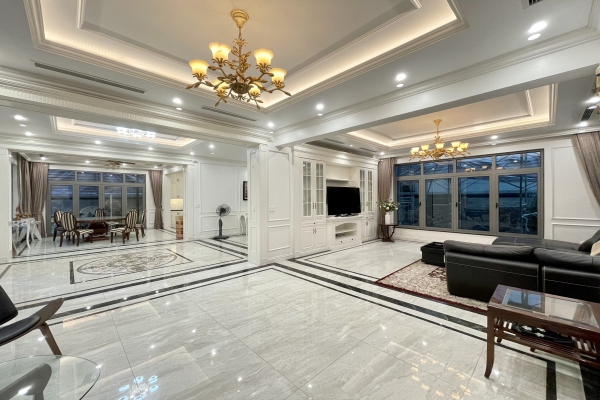 Cho thuê biệt thự Vinhomes The Harmony đơn lập full nội thất