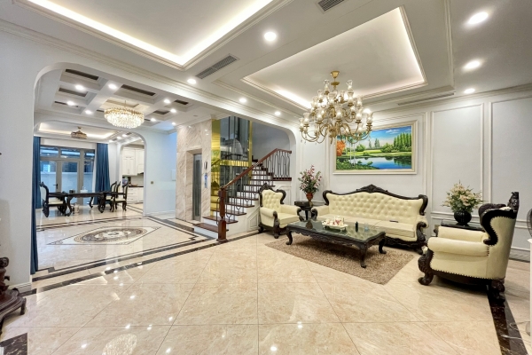 Cho thuê nhà song lập Harmony Nguyệt Quế, full đồ, có thang máy