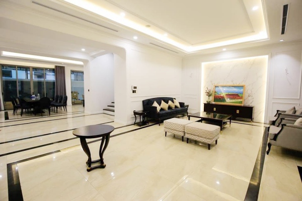 Thuê biệt thự song lập Vinhomes Harmony đã hoàn thiện full nội thất