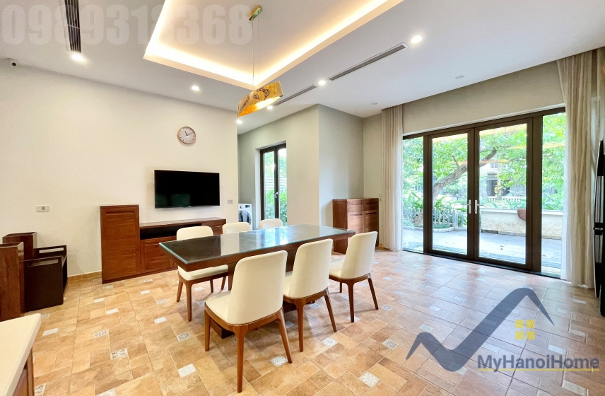 Thuê biệt thự đơn lập Vinhomes Riverside gần trường BIS và Almaz, full đồ 5