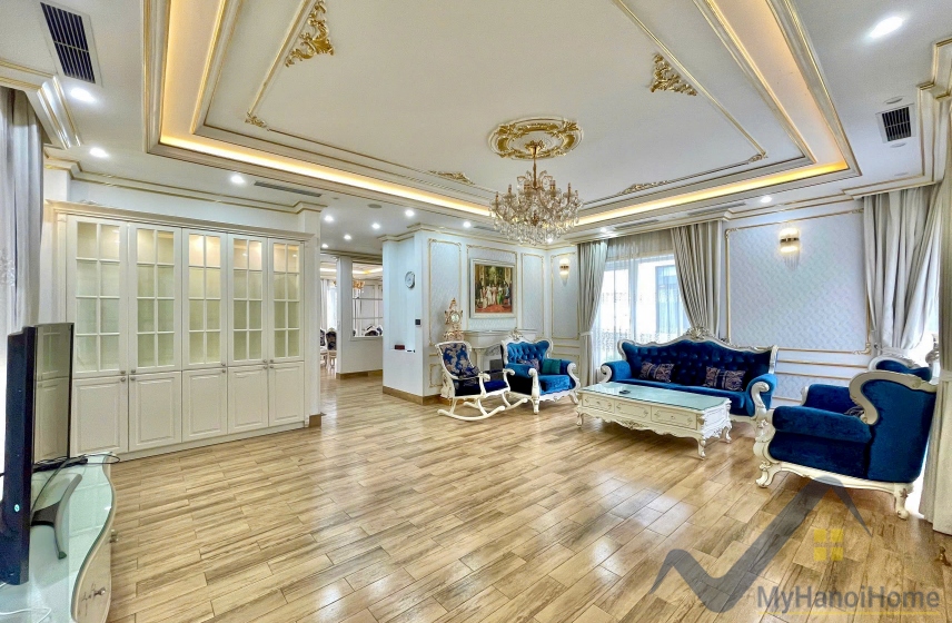 Thuê biệt thự đơn lập Vinhomes Riverside Long Biên có sông và hầm 1