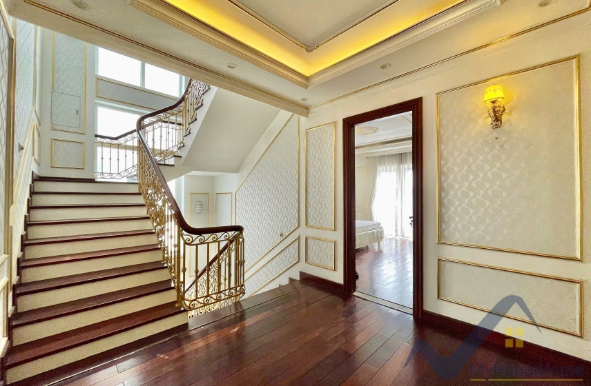 Thuê biệt thự đơn lập Vinhomes Riverside Long Biên có sông và hầm 11