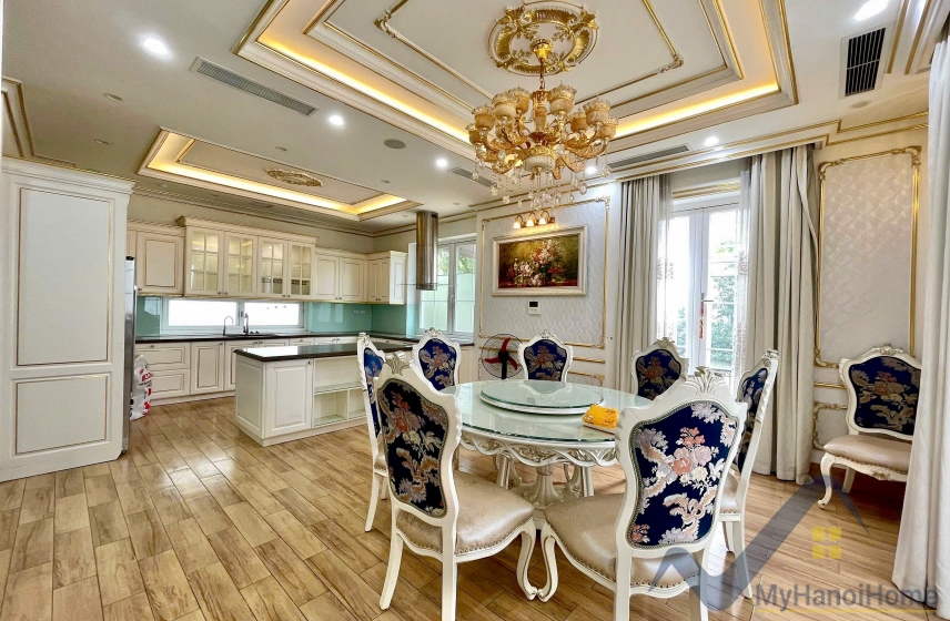 Thuê biệt thự đơn lập Vinhomes Riverside Long Biên có sông và hầm 4