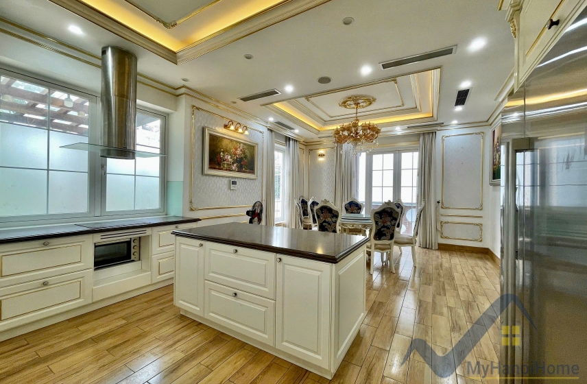 Thuê biệt thự đơn lập Vinhomes Riverside Long Biên có sông và hầm 6