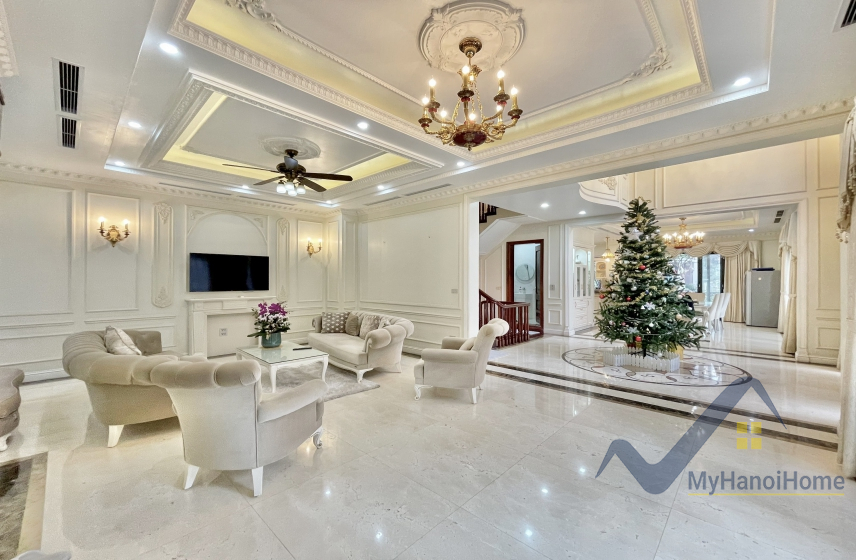 Thuê biệt thự Hoa Lan Vinhomes Riverside căn đơn lập full đồ 1