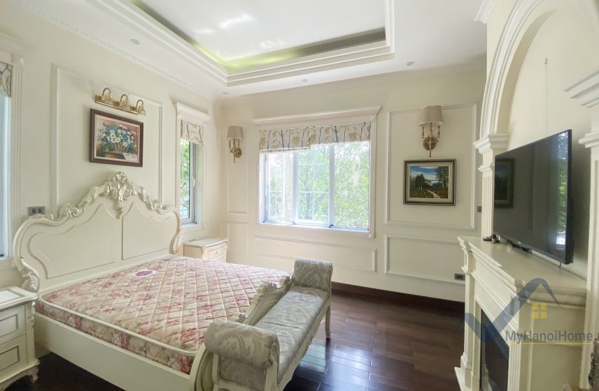 Thuê biệt thự Hoa Sữa Vinhomes Riverside full đồ, tầng hầm 6