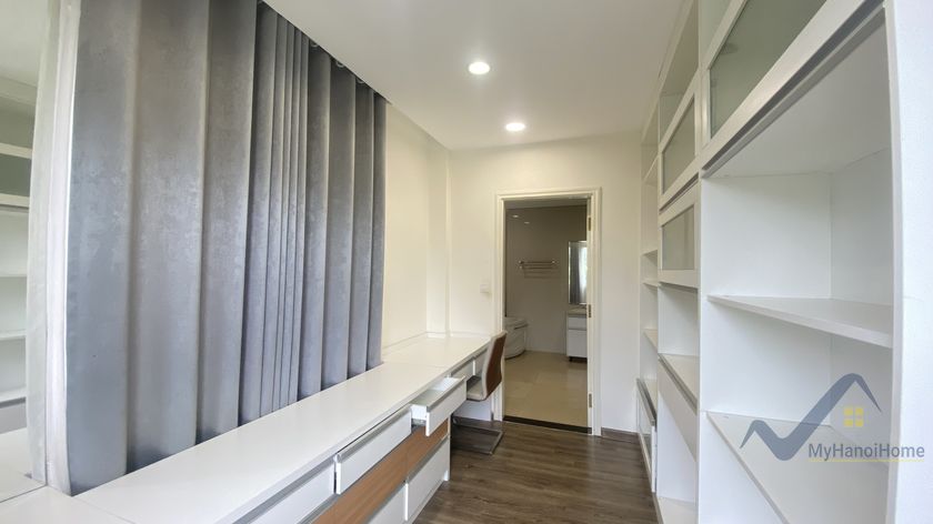 Thuê biệt thự song lập đầy đủ đồ Vinhomes Riverside, 4PN có sông 15