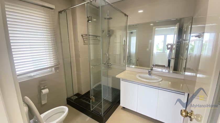 Thuê biệt thự song lập đầy đủ đồ Vinhomes Riverside, 4PN có sông 20