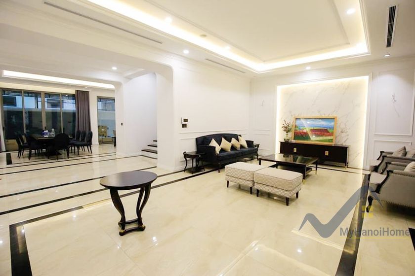 Thuê biệt thự song lập Vinhomes Harmony đã hoàn thiện full nội thất 1