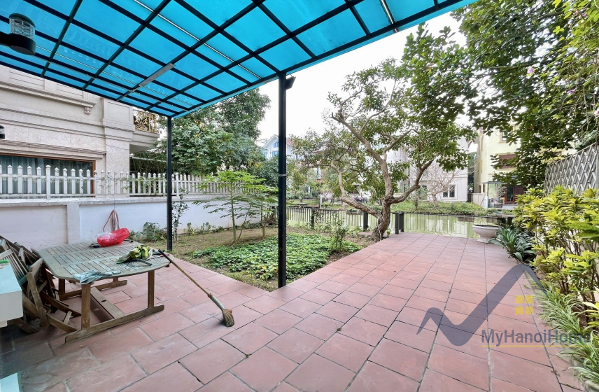 Thuê biệt thự song lập Vinhomes Riverside đủ đồ có sông, 4PN 5