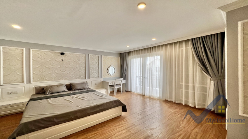 Thuê biệt thự song lập Vinhomes Riverside Hanoi, full nội thất, 4pn 15