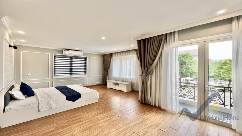 Thuê biệt thự song lập Vinhomes Riverside Hanoi, full nội thất, 4pn 7