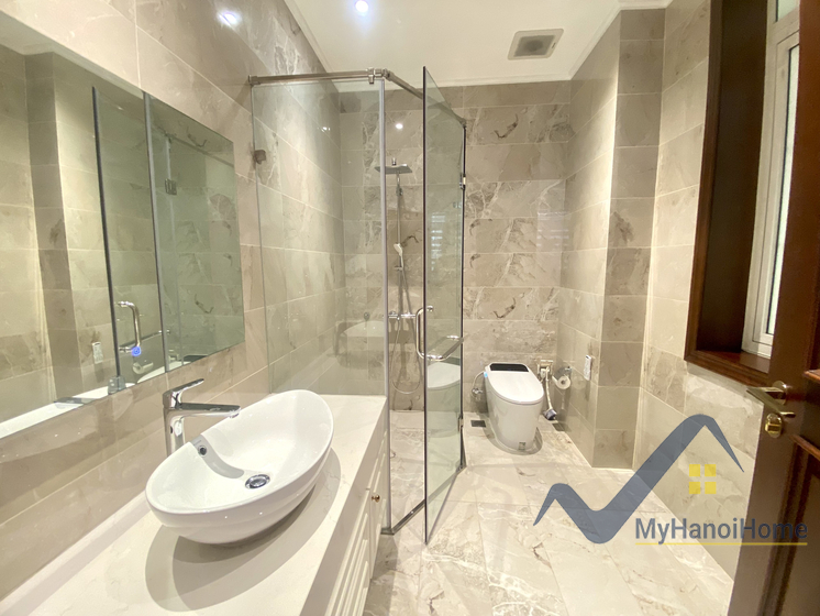 Thuê đơn lập Vinhomes Harmony Nguyệt Quế, full nội thất, có thang máy 10
