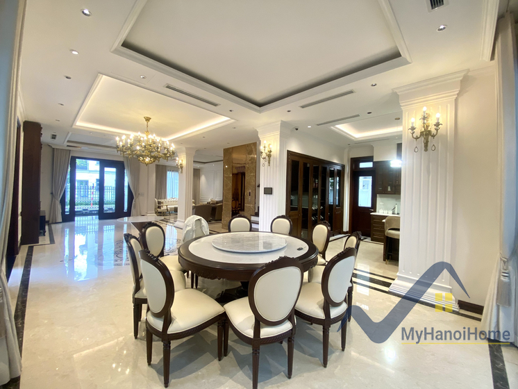 Thuê đơn lập Vinhomes Harmony Nguyệt Quế, full nội thất, có thang máy 4