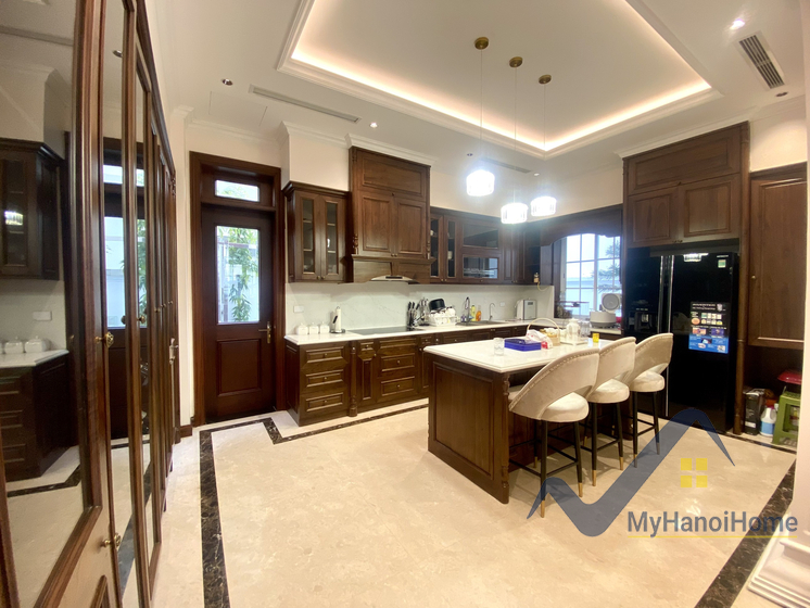 Thuê đơn lập Vinhomes Harmony Nguyệt Quế, full nội thất, có thang máy 5