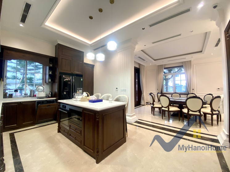 Thuê đơn lập Vinhomes Harmony Nguyệt Quế, full nội thất, có thang máy 6