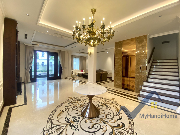 Thuê đơn lập Vinhomes Harmony Nguyệt Quế, full nội thất, có thang máy 7