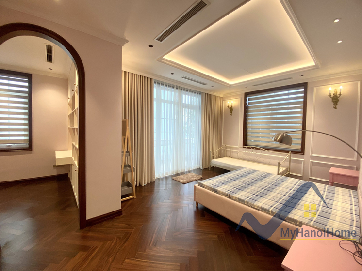 Thuê đơn lập Vinhomes Harmony Nguyệt Quế, full nội thất, có thang máy 8